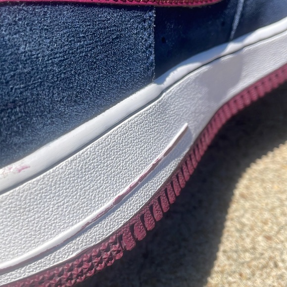 Nike Air Force 1 Low Midnight Navy Deep Garnet 2014 - Picture 13 of 13